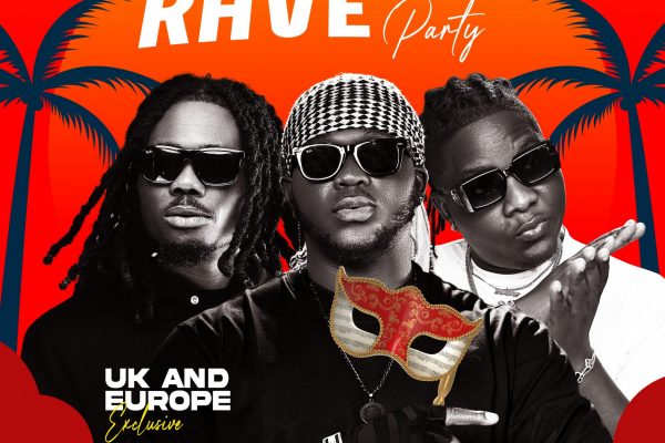 Summer Rave Mask Party - Poster Red 1